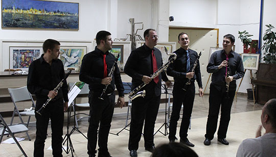 Nastup duvačkog kvinteta u Zubinom Potoku  