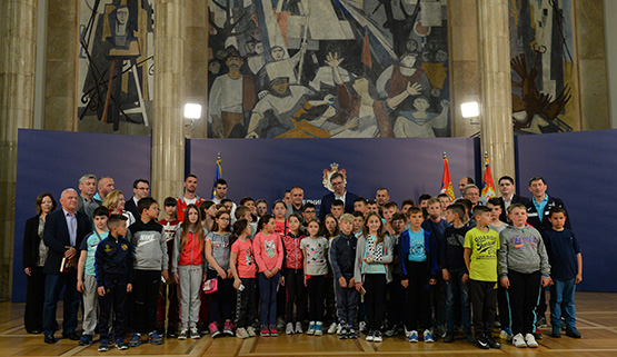 Predsednik Srbije primio decu