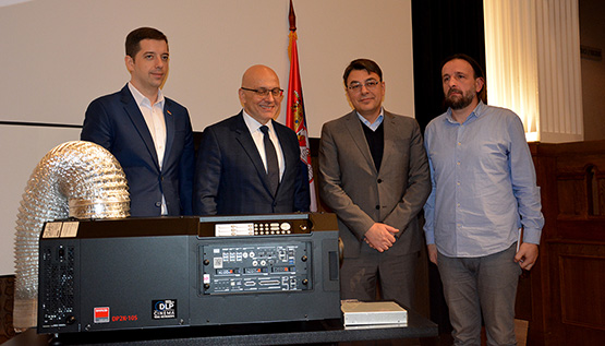 Cinematheque donated a DSP projector