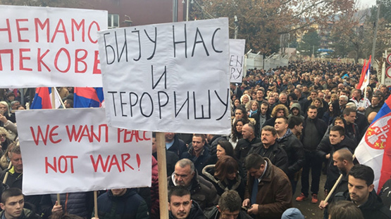 Protest Srba