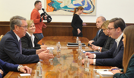 Predsednik Vučić sa ambasadorima