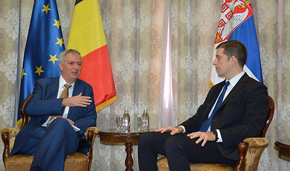 Đurić sa ambasadorom Belgije